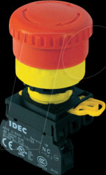 YW1B-V4E01R YW-22mm, E-Stop, 1NC, Pull/Turn Reset