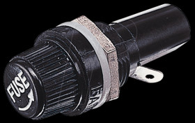 602.400 Closed fuse holder, 6.3x32 mm, max. 15 A-250 V