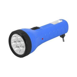 Latarka ręczna 7LED TS1139 Nieb 230V, Niebieska, wbudowany akumulator