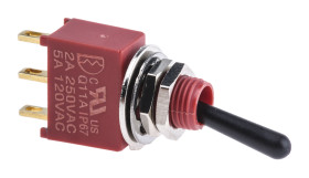 Przełącznik Wł.-(wł.) SPDT RS PRO Montaż panelowy długość przełącznika 12.7mm