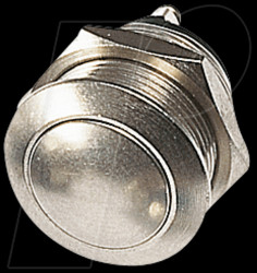 AV191003C900 Vandal-proof push-button, 2 A 48 V, domed button