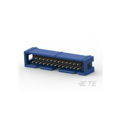 TE Connectivity 2-1761603-9 IDC Connector Female 26P Vertical Blue Unshrouded