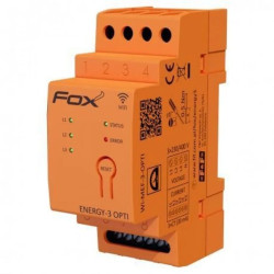 FOX Monitor-licznik zużycia energii 3 fazowy 40A Wi-Fi Energy-3-OPTI-40 Wi-MEF-3-OPTI-40