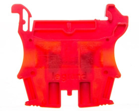 Złączka szynowa 2-przewodowa 4mm2 czerwony VIKING 037131