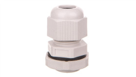Dławnica Kablowa M16x1,5 Ip68 Poliamidowa Jasnoszara Em4717m