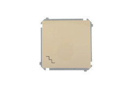 Simon Basic Łącznik schodowy, szybkozłącza, beżowy BMW6.01/12