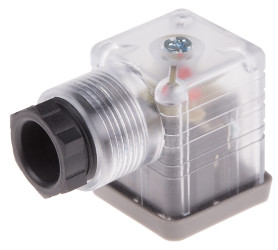 Złącze do elektromagnesu A 2P+E 24 V DC Żeński LED: Tak dławnica PG11 Śruba RS PRO