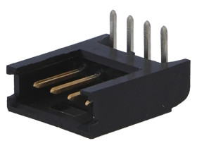 Gniazdo przewód-płytka męskie AMPMODU MOD II 2,54mm 4-pin 280378-2