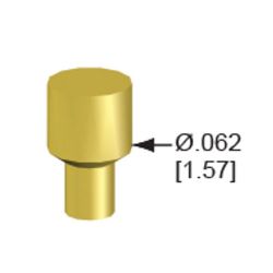 Igła testowa 100-PRG2510L, raster 100MIL (2,54mm)