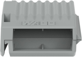 Gel box, max. 4 mm² clamps, size 1, gray for core cables, 207-1372