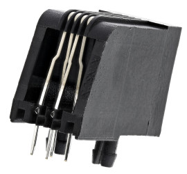 Złącze RJ25 Męski Złącze RJ25 Przewlekany MH Connectors, 90°, 4P4C-żyłowe