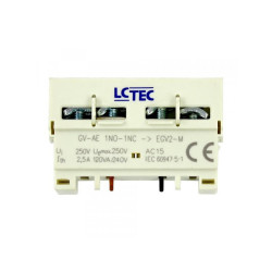 Styk pomocniczy czołowy GV-AE 1NO-1NC do EGV2-M LC-Tec