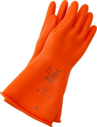 HUBIX H044 2OG Rękawice elektroizolacyjne klasy 2, pomarańczowe 36 cm, do 17 000 V AC/ 25 500 V DC Rozmiar: 11