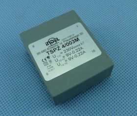 TSPZ-4/003 2x9V/2x0,22A TRAFO PŁ.DRUK