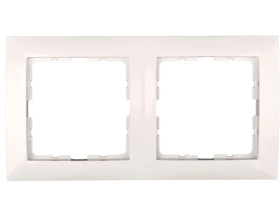 Berker B.Kwadrat Ramka podwójna kremowa 5310128982