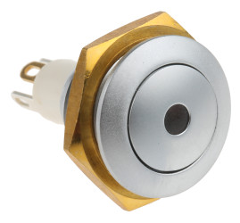 Przycisk miniaturowy Chwilowy SPST średnica wycięcia 16.1mm, montaż panelowy ITW Switches