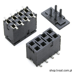 SSM-104-S-DV-P-TR Socket 2 x 4 Pin SMD SAMTEC