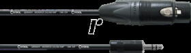 CPM 3 FW-UNB CORDIAL 1x XLR female 3-pin, 1x 3.5 mm stereo jack, 3.00 m
