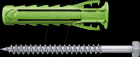 567867 Dübel + Schraube, SX Plus Green 10x50 S K, 5-teilig