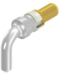 Pin contact, solder connection, gold-plated, 131C13019X