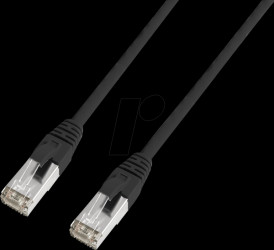 1812-I-20,0M-UF Cat.6a ultra-flex industrial patch cable - 20 m - black-grey