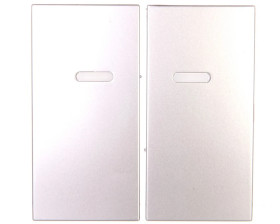 Simon 54 Klawisz podwójny do SW6/2XLM, SW7/2XM i SW6P1M z podświetleniem srebrny mat DKW9L/43