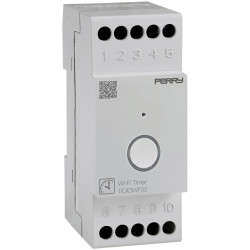 Wallair 1IOIOWF02 WiFi Timer DIN Rail Mount 230V App-Controlled Timer