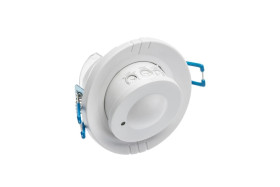 Czujnik mikrofalowy ruchu CM-15, AC220-240V,50/60Hz,360,IP20,współpracuje z LED,wpuszczany,biały