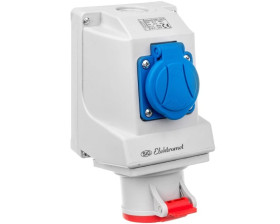 Gniazdo 16A 4P 400V IP44 GSC stałe KOMBI GSC-16A/4 921841