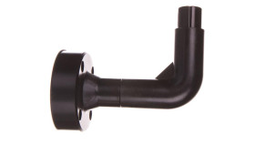 Podstawa Z Tulejką Fi 70Mm Czarny Tworzywo Wygięta Boczna 8Lt7bp02