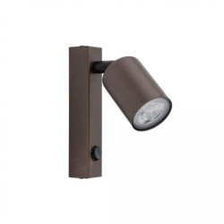 Kinkiet lampa brązowa ścienna z włącznikiem TOP BROWN 4872 TK Lighting