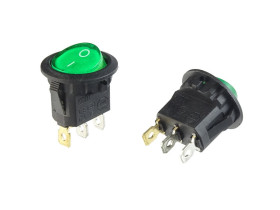 Przełącznik kołyskowy T120 KCD1-105 230V podświetlany ON-OFF