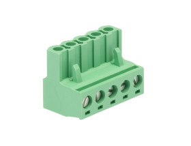 Wtykowy blok zaciskowy 5 -pinowe raster 5mm Wciskane Żeński Phoenix Contact