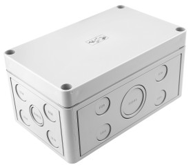 Obudowa Polistyren szerokość zew. 180 mm długość zew. 110 mm wys. zew. 90 mm Günther Spelsberg IP66 Szary