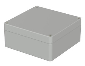 Bopla M 217-V0 (02217094) - obudowa PC bez wgłębienia w pokrywie (122 x 120 x 55 mm)