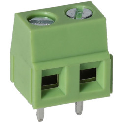 TruConnect 211833 5.0mm 2 Way Low Profile Rising Clamp Terminal Block