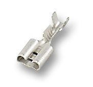 Konektor płaski Żeński 4.8 x 0.8mm długość 15.6mm Izolacja: Izolowane Cyna