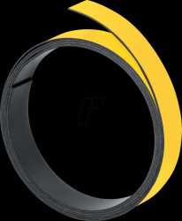 M802 04 Magnetic strip, 100 cm x 10 mm, yellow