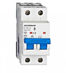 Wyłącznik instalacyjny 6kA, C 10A, 2P Seria AMPARO