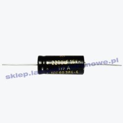 Kondensator 2200uF/16V Axial F&T