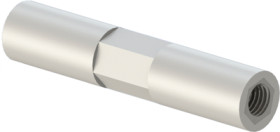 Round/hexagonal spacer bolt, internal/internal thread, M3/M3, 40 mm, PS, 10483DA1140.0