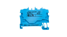 Złączka Szynowa 2-Przewodowa 1,0Mm2 Niebieska 2000-1204 Topjobs