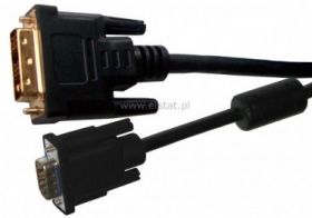 Kabel komp. DVI - DSUB(15pin - gęsty) 3m