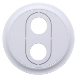 CELIANE Plakietka gniazda głośnikowego pojedynczego bananowego biała 068231