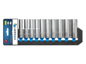 Zestaw nasadek długich 1/2" 10 szt. HT1A888 HOEGERT