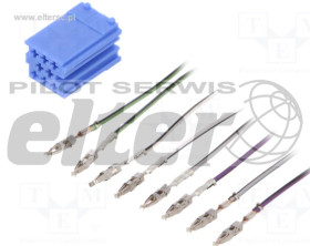 Wtyk MINIISO niebieski