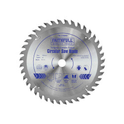 Faithfull FAIZ18040 TCT Circular Saw Blade 180 x 16mm x 40T POS