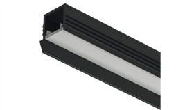 Profil Led Wpuszczany, Czarny, 1105 Häfele Lighting, 83395727