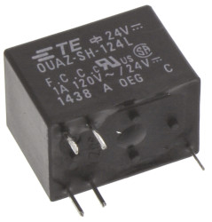 Przekaźnik sygnału, 24V dc, 1 A, DPDT, 1-polowy, montaż PCB, TE Connectivity G5V