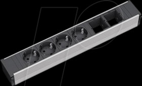 912.007 CONI power strip, 4x power, 2x custom